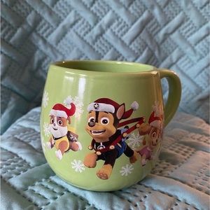 Spin Master Paw Patrol 2018 Holiday Green Hot Cocoa Coffee Mug Cup like new